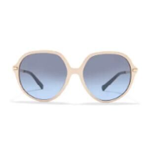 Valentino 57mm Gradient Sunglasses ivory blue